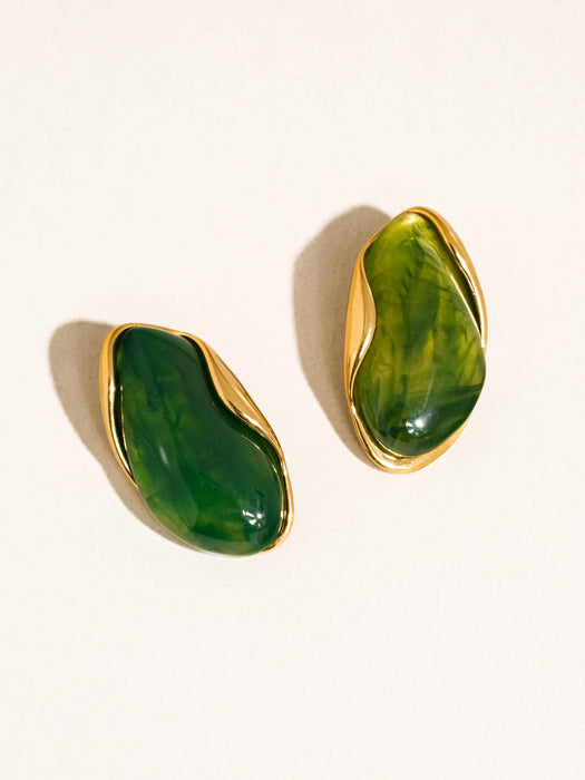 Resin Drop Earrings