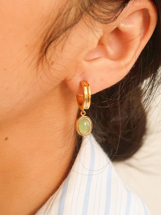 Natural Stone Earrings