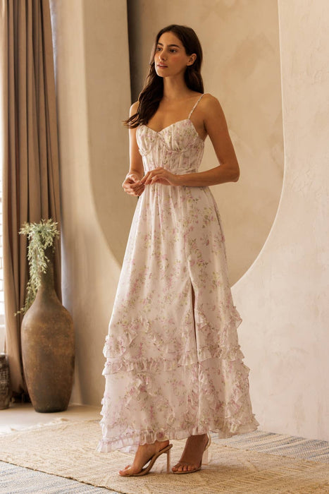Fleur Ruffle Maxi Dress