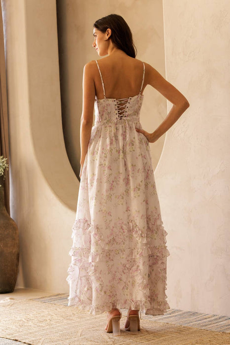 Fleur Ruffle Maxi Dress