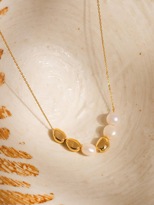 Freshwater Pearl Beaded Necklace