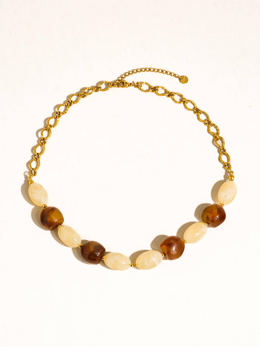 Lisbon Beaded Chain Necklace