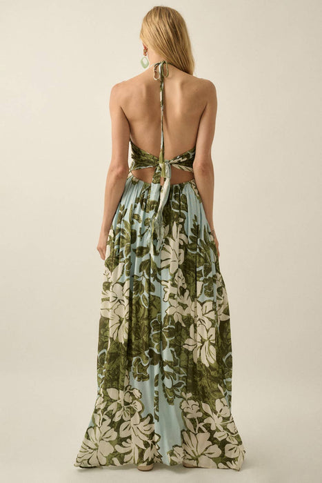 Eden Tie-Back Maxi Dress