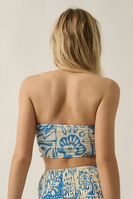 Elena Handkerchief Crop Top