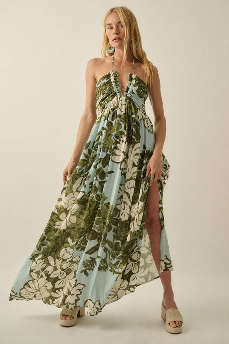 Eden Tie-Back Maxi Dress