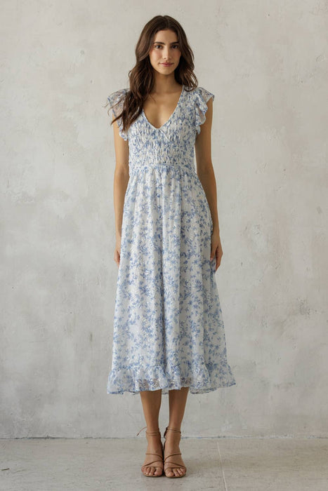 Fleur Bodice Midi Dress