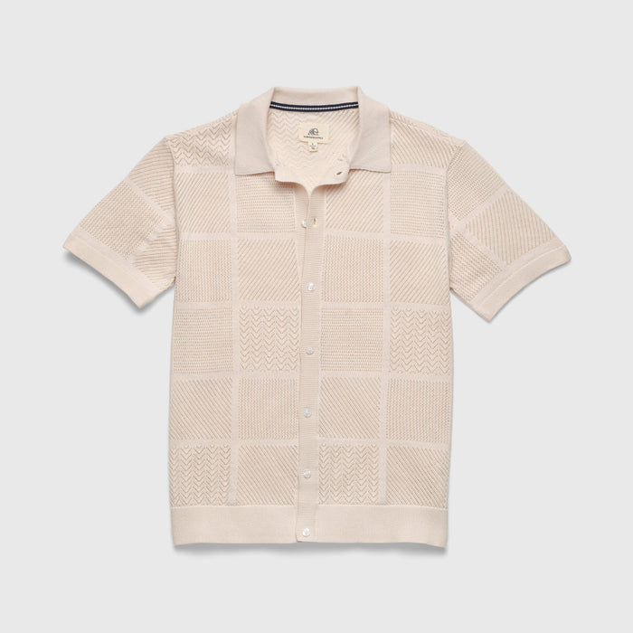 Brent Knit Open Stitch Top