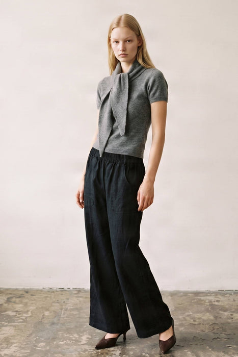 Beverly Knit Top with Tie Detail