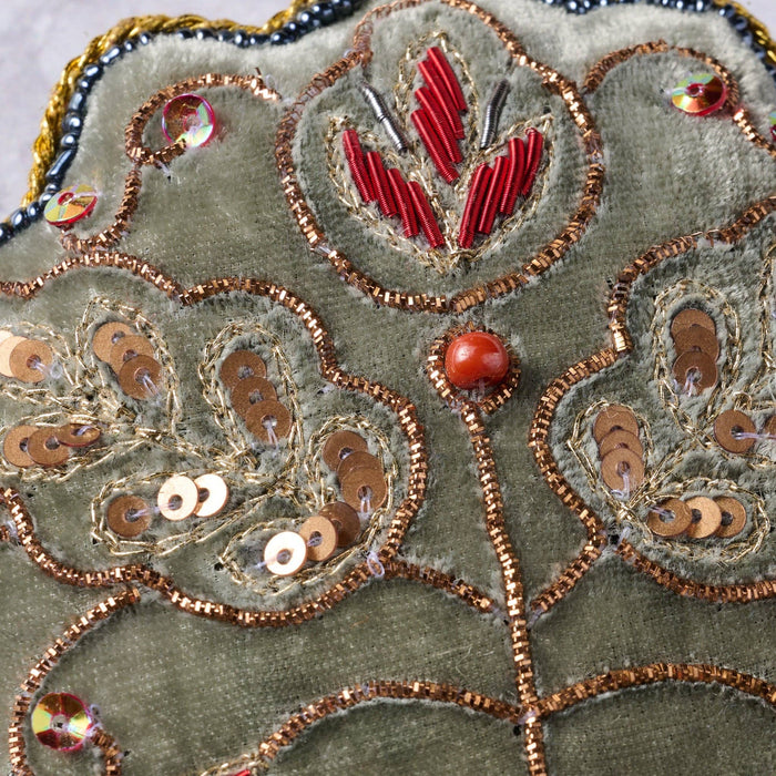 Victorian Embroidered Ornament