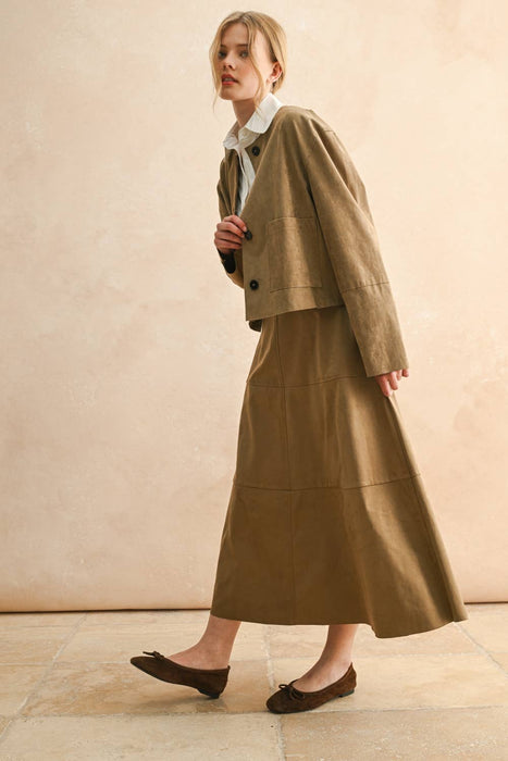 Moka Suede Jacket