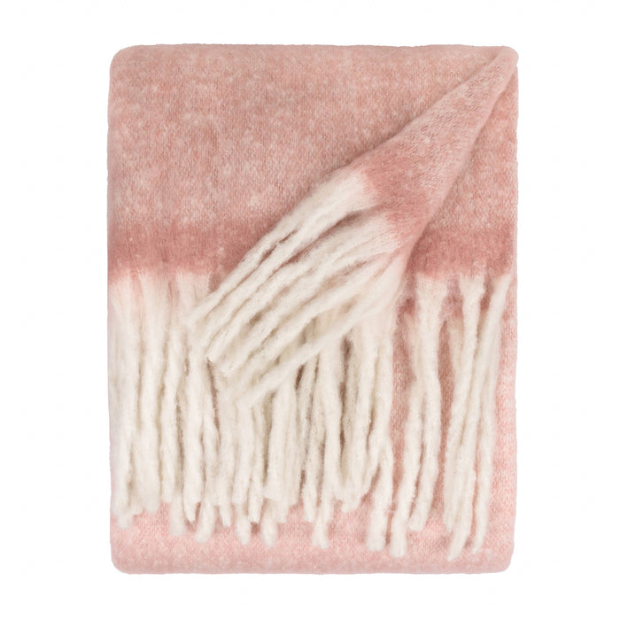 Rococo Pink Throw Blanket