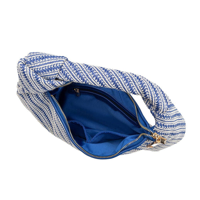 Cher Raffia Shoulder Bag