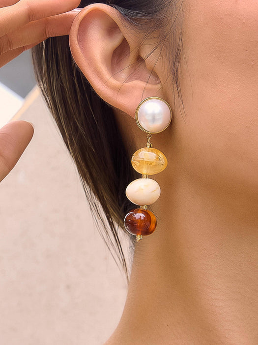 Pastel Beaded Earring