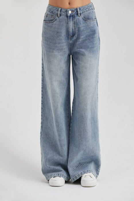 Tremont High Waisted Denim Pants