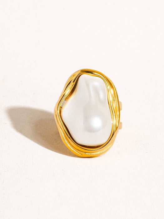 Pearl Round Ring