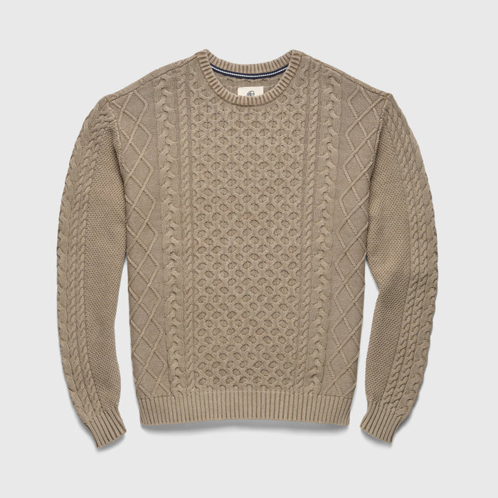 Eddie Knit Sweater - Chinchilla Garment Washed