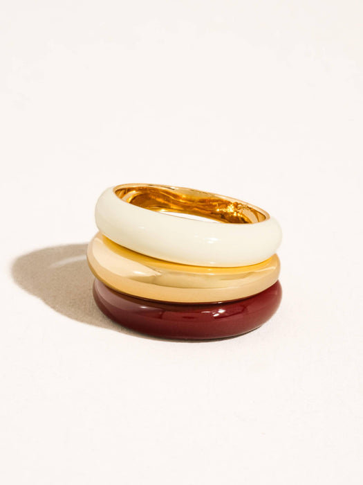 Lottie Vintage Enamel Ring
