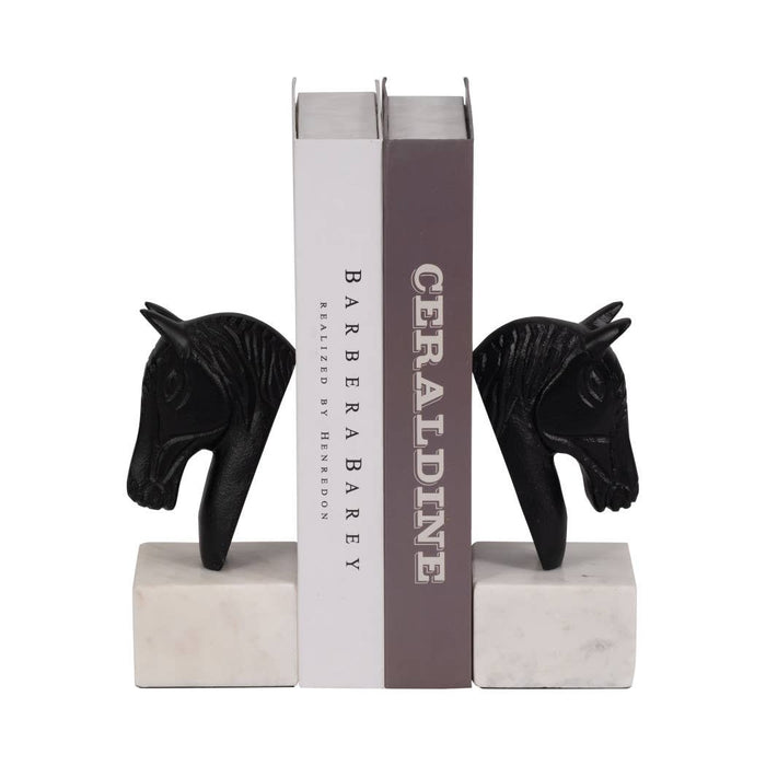 Horse Head Bookends