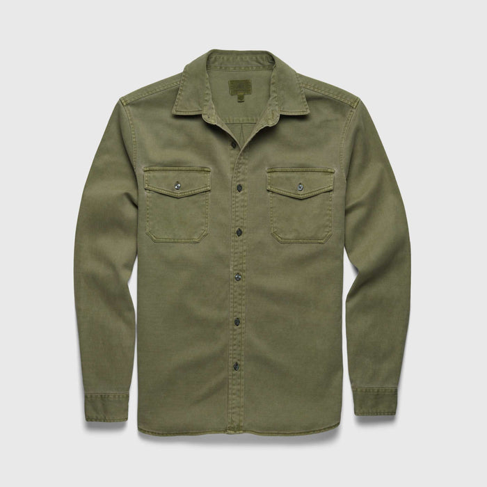 Jeb Tencel Shirt - Deep Lichen Green