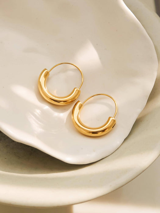 Peonie Hoop Earrings