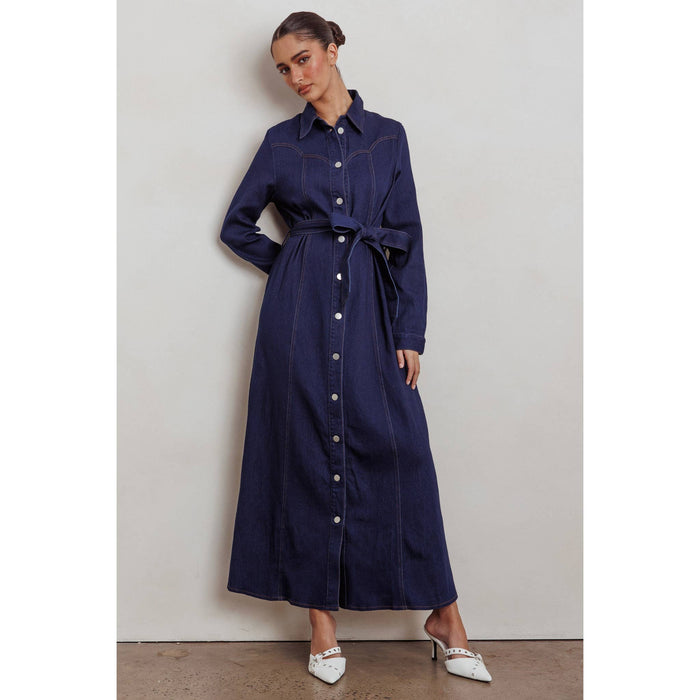 Ode au Bleu Maxi Dress