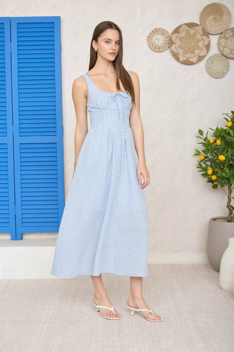 Gingham Meadow Dress