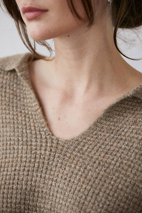 Cici Waffle Knit Sweater
