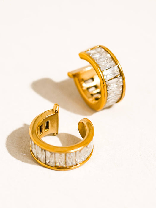 Forme Rhinestone Ear Cuff