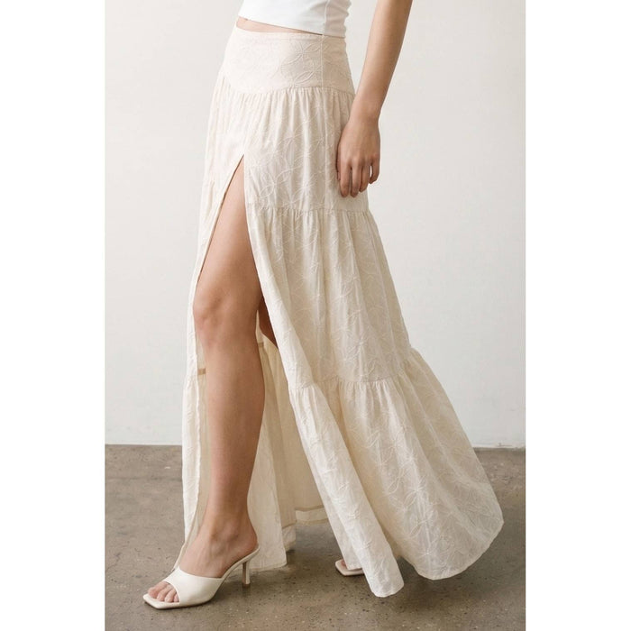Flora Embroidered Maxi Skirt