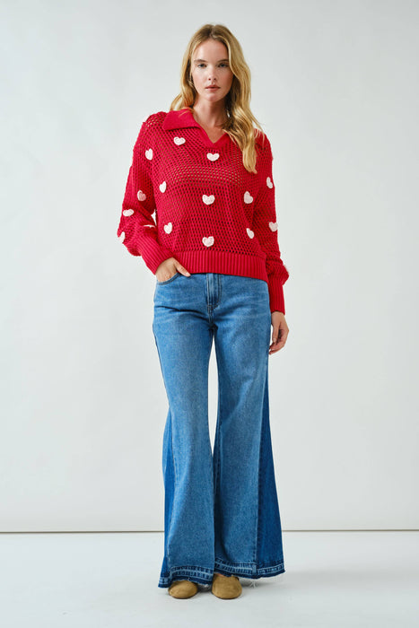 Panel Flare Jeans