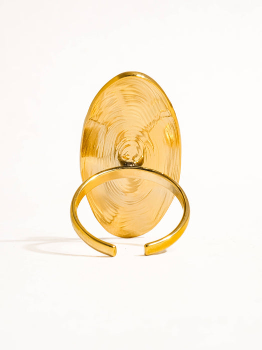Achille Oval Pearl Ring