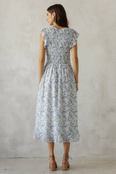 Fleur Bodice Midi Dress