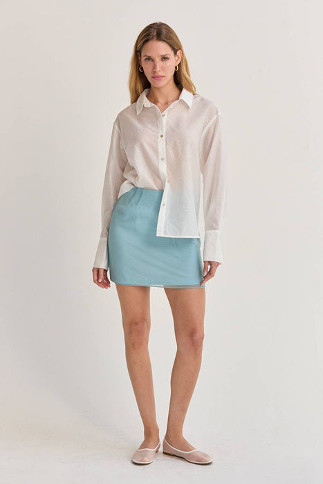 Aqua Mini Skirt