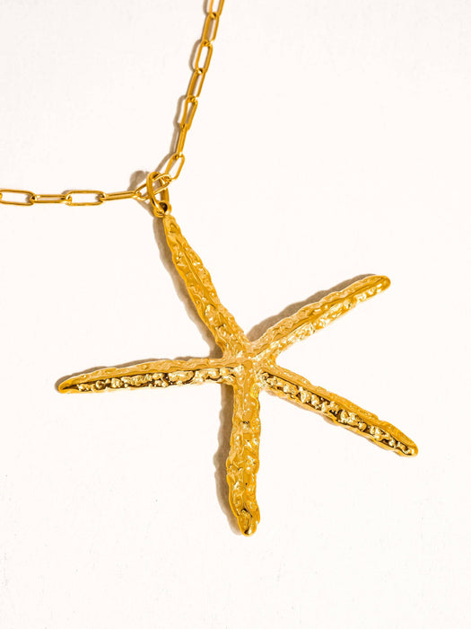 Statement Starfish Necklace