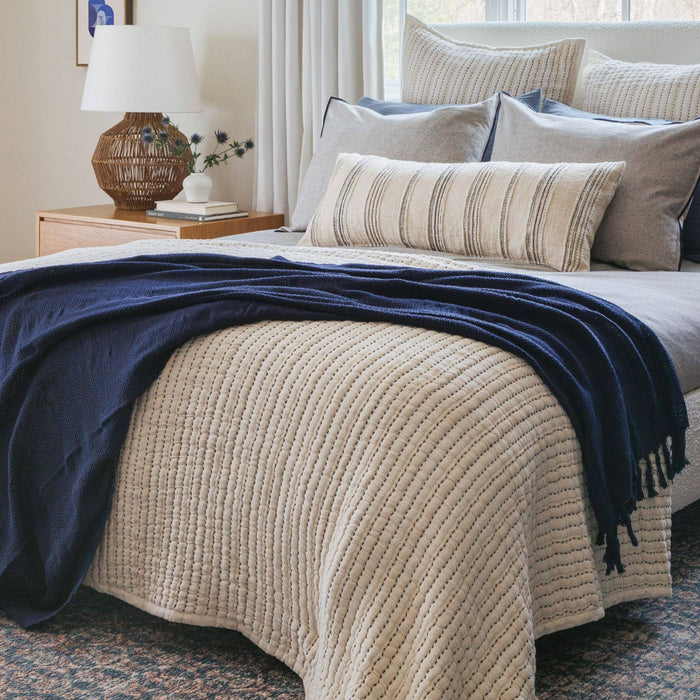 Coastline Stripe Lumbar Pillow