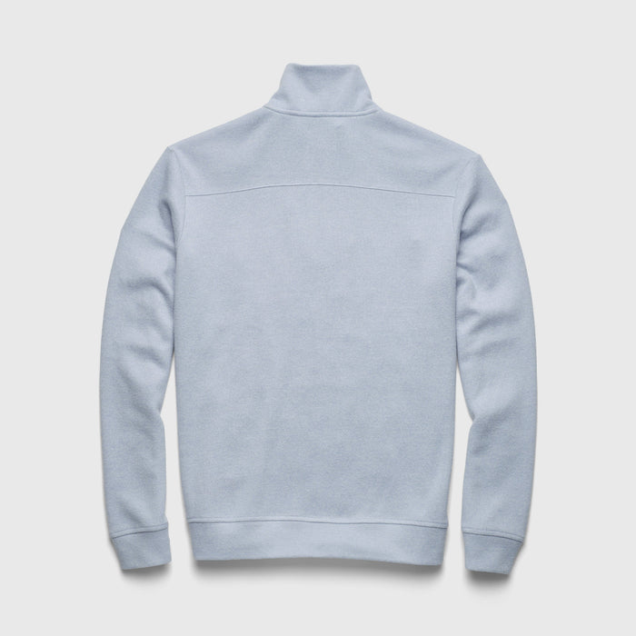 Bobby Cashmist Fleece Quarter Zip - Light Blue Heather