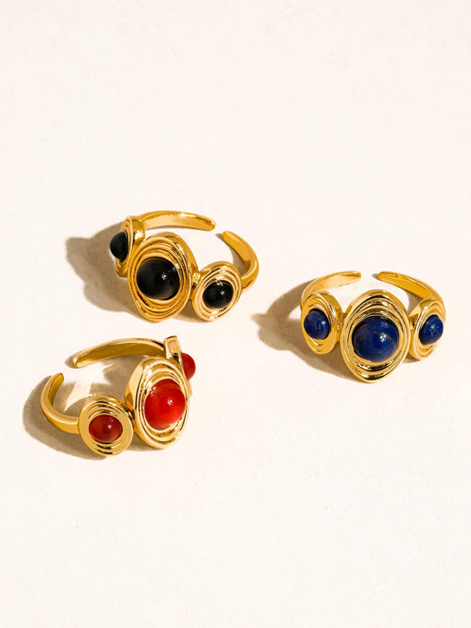 Tri Stone Ring