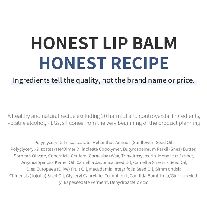 BENTON Honest Honest Lip Balm Vegan