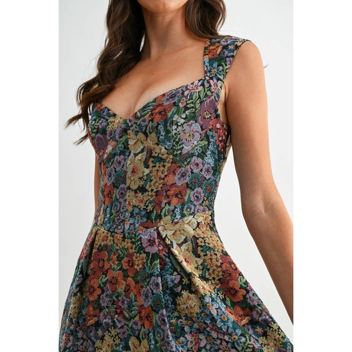 Jacquard Midi Dress