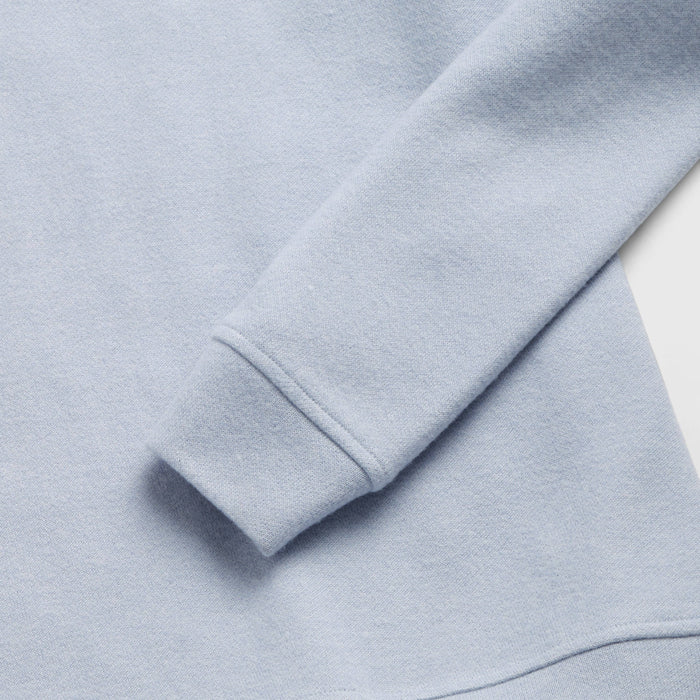 Bobby Cashmist Fleece Quarter Zip - Light Blue Heather