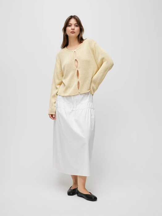 Open Button Cardigan