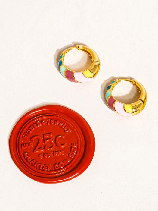 Colorée Hoop Earrings