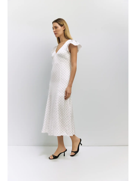 Marcher Polka Dot Dress