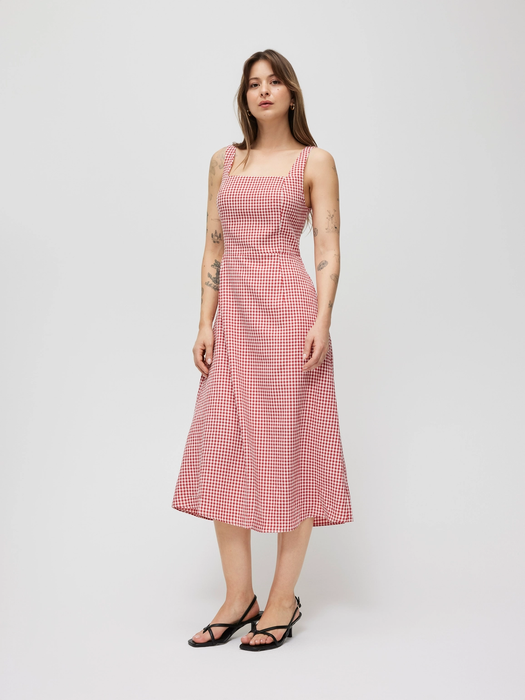 Leanna Gingham Dress