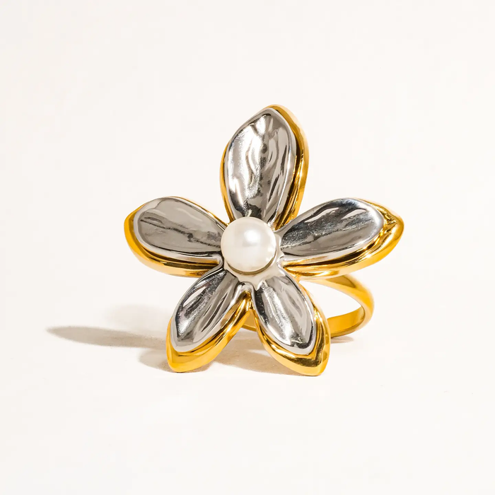 Fleur Drop Ring