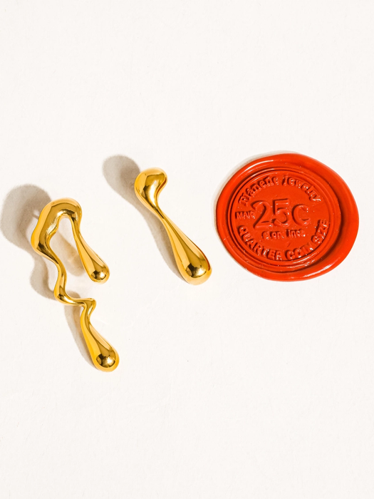 Pollock Mismatched Earrings