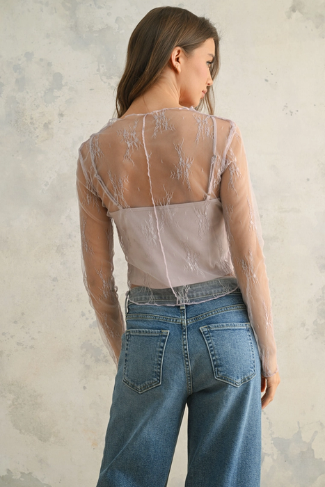 Dentelle Layered Top