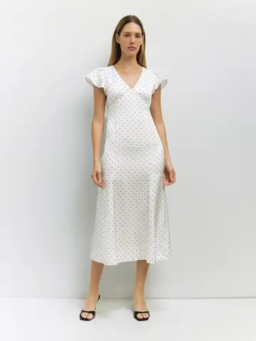 Marcher Polka Dot Dress