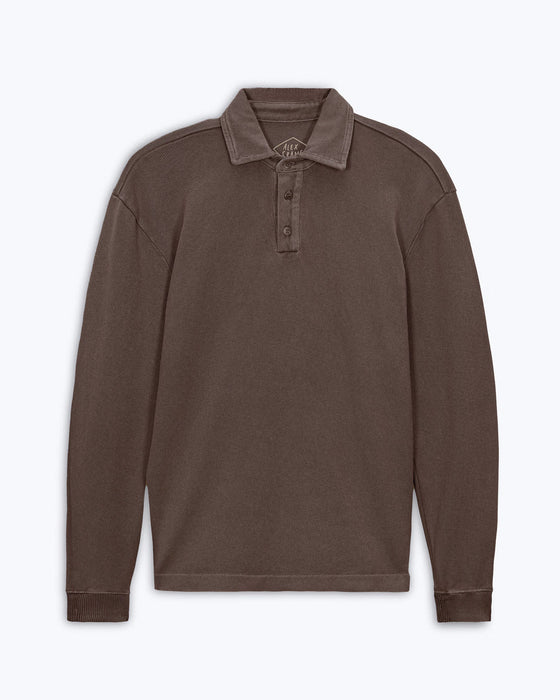 Caza Rugby Polo in Bark