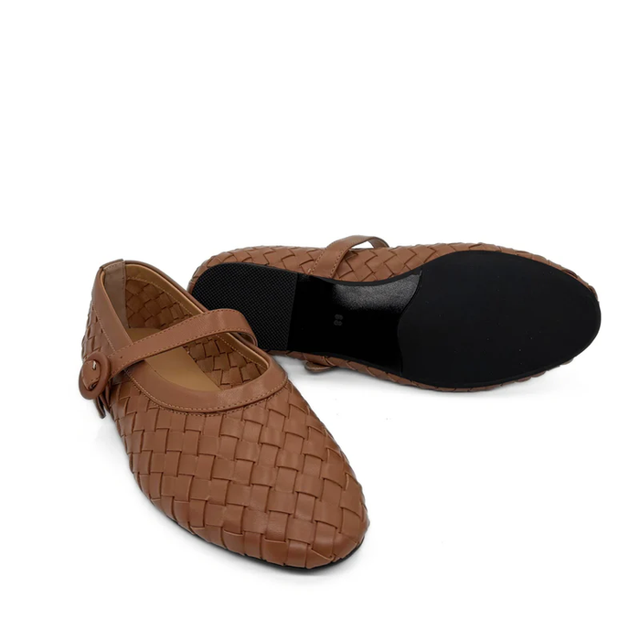 Rena Woven Mary Jane Flat